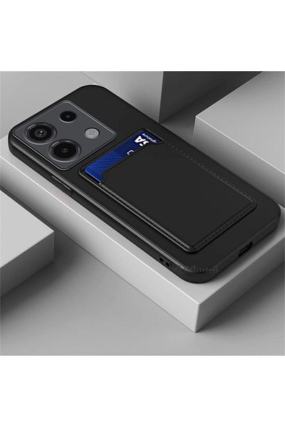 m.tk moveteck حافظة Xiaomi Redmi Note 13 Pro 4g حافظة Xiaomi Note 13 Pro 4g محمية بالكاميرا من السيليكون الناعم مع محفظة لحامل البطاقات