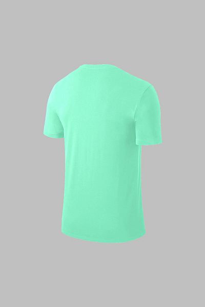 POSEIDON STORM Ανδρικό μπλουζάκι μεγάλου μεγέθους - Water Green Dr Fabric για τρέξιμο και περπάτημα άνετο μπλουζάκι (4XL-10XL)