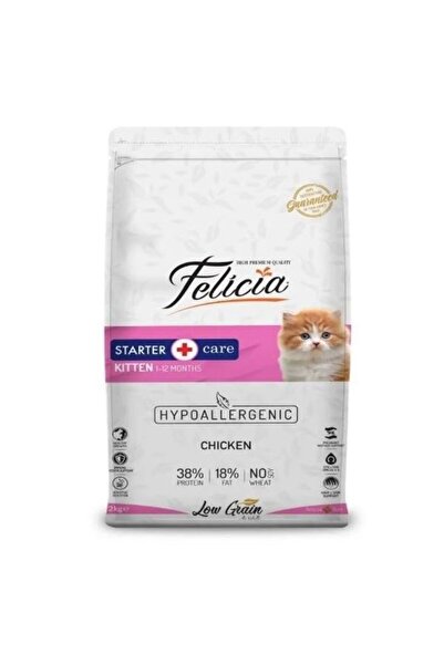 Felicia Az Tahıllı Yavru Tavuklu Hypoallergenic Kedi Maması 500 gr X 4 Adet