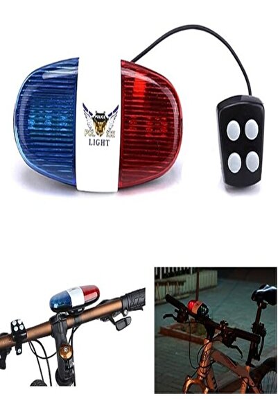 Genel Markalar Polis Kornası 6 Farklı Led Işık Modu 4 Farklı Yüksek Siren Sesi Kaliteli Abs Plastik (PİLİ YANINDA)