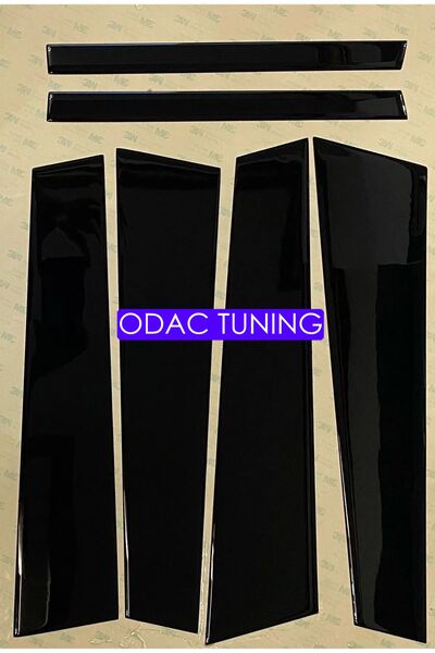 ODAC TUNING عمود باب الصالون الأسود اللامع من فيات إيجيا - متوافق مع بيانو بلاك