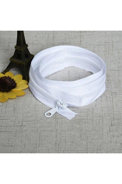 e tuhafiye 5 Pieces White Bone Zipper (30-35 CM)