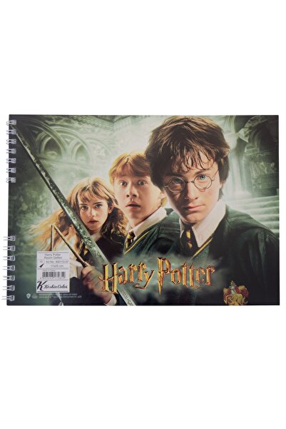 KESKİN COLOR Harry Potter Unlined Luxury Painting Book with Spiral 15 Sheets 17x25