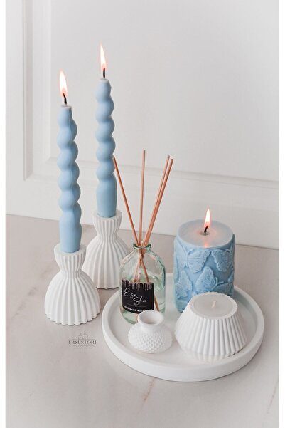 ersu store Oda Kokusu Mum Ve Dekorasyon Obje Seti