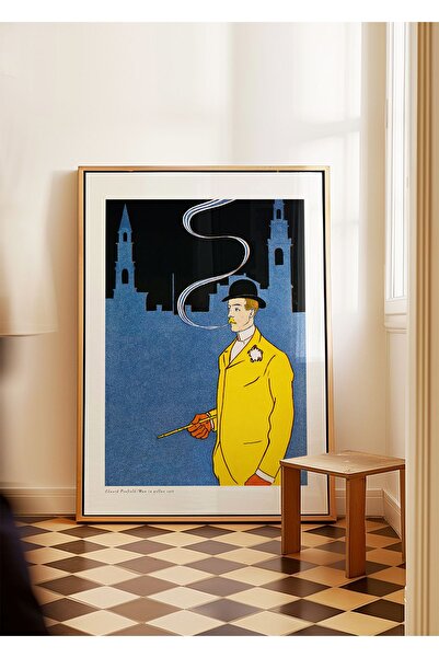 ARTHOUSECOLLECTIVE Poster Edward Penfield - Bărbat în costum galben - Poster ...