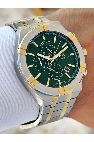 Romanson Function 5 Atm Waterproof Steel Band Steel Case Men's Wristwatch 154207