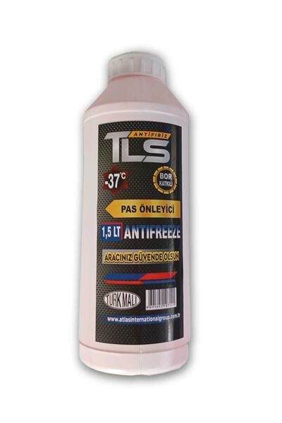 1.5 Lt -37 Derece Bor Katkılı Pas Önleyici Dört Mevsim Kırmızı Antifiriz