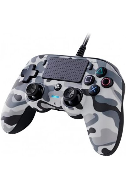 Nacon Wired Compact Controller for PlayStation 4 - Oamo Gray