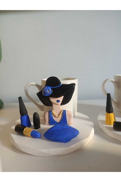 Süs Dükkanı Coffee cup makeup supplies figured special design gift presentation decorative cup model