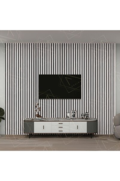 MDesign Beyaz Akustik Slim Panel 60x275cm