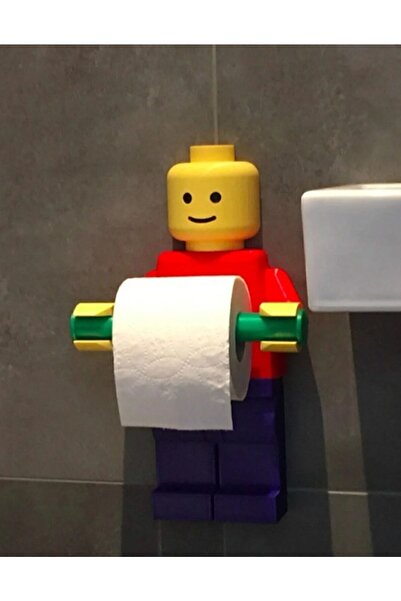 stdeta حامل ورق التواليت المزخرف بتصميم Minifig