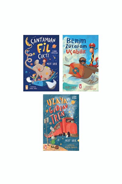 Timaş Çocuk Yayınları Uzaya Giden Tren & Benim Zürafam Uçabilir & Çantamdan F...