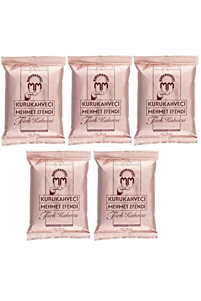 Mehmet Efendi قهوة مجففة 100 جراممجموعة قهوة تركية مكونة من 5 قطع