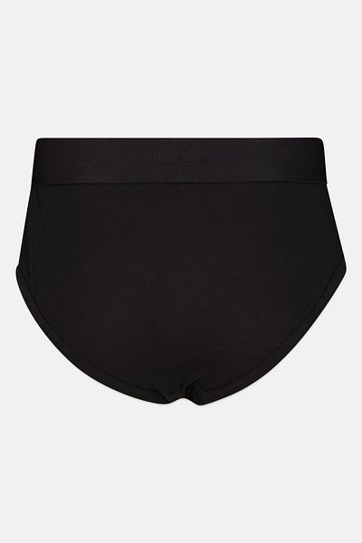 Emporio Armani Men Brand Logo Brief, Black
