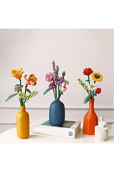 ROBOKÜS BLOCKS - Buket Çiçekler Hobi Dekorasyon - Yapı Blokları