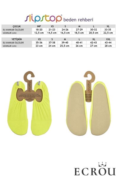 SLIPSTOP Neon Yellow Kadın Deniz Havuz Ayakkabısı