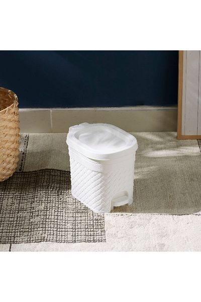 Home Box سلة المهملات المرتبة بدواسة - 4 لتر
