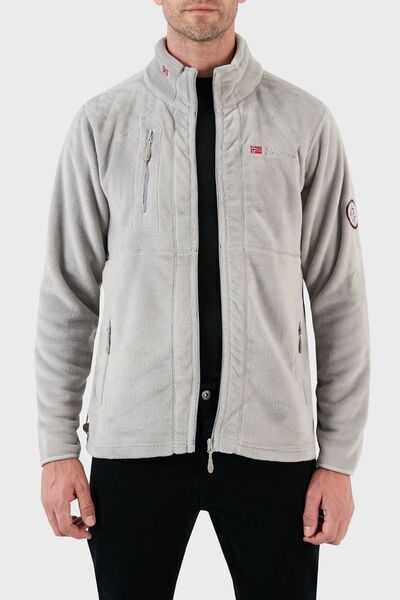 Norway Geographical Ανδρικό POLAR ΑΝΑΛΟΓΑ με απαλή υφή, ανθεκτικό στο κρύο με φερμουάρ εξωτερικού χώρου