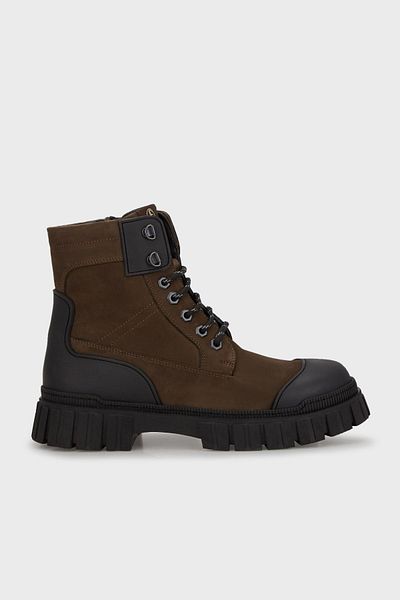 JAMES FRANCO James & Franco Zippered Nubuck Leather Boots Men's BOOTS 5409312T