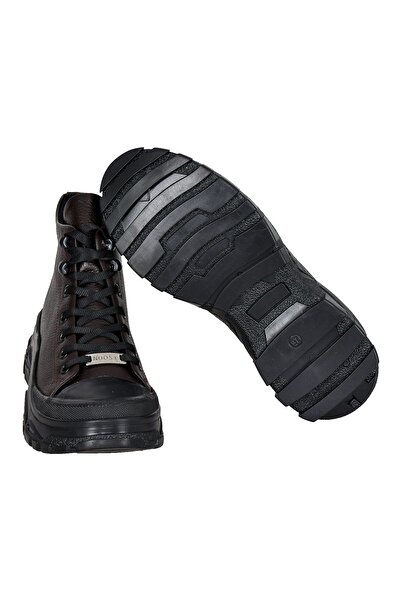 NOOSY Горчиво кафяви дамски боти от естествена кожа