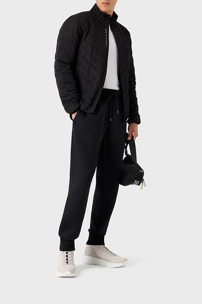 EA7 Logo Zippered Coat Men 8NPB13 PNE1Z 1200