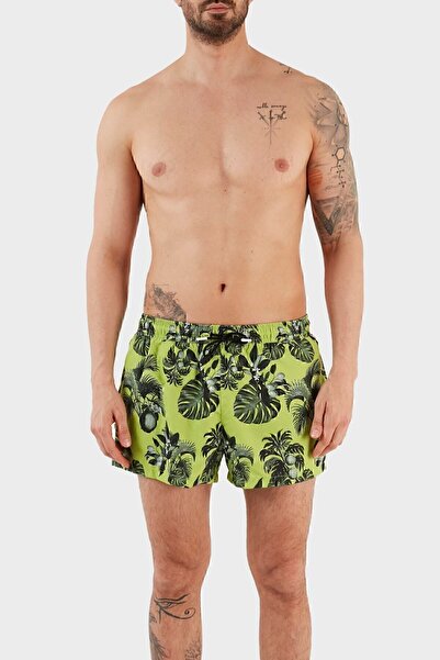 BOSS Desenli Deniz Şortu Çabuk Kuruyan Mayo Short Erkek Mayo Short 50469328 322