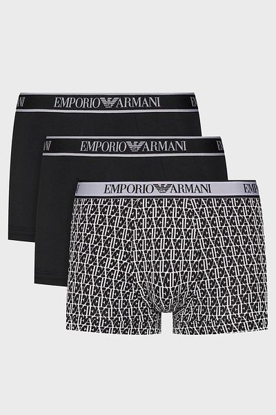 Emporio Armani Cotton Flexible 3 Pack Boxer Men's BOXER112130 4R717 35421