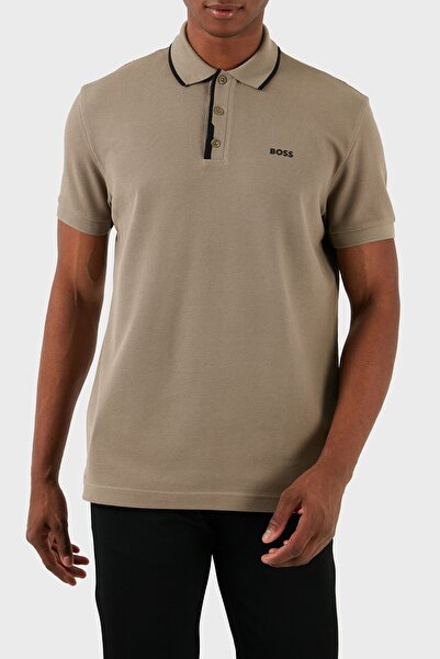 BOSS Pamuklu Regular Fit Polo Yaka T Shirt Erkek POLO YAKA T SHİRT 50512742 334