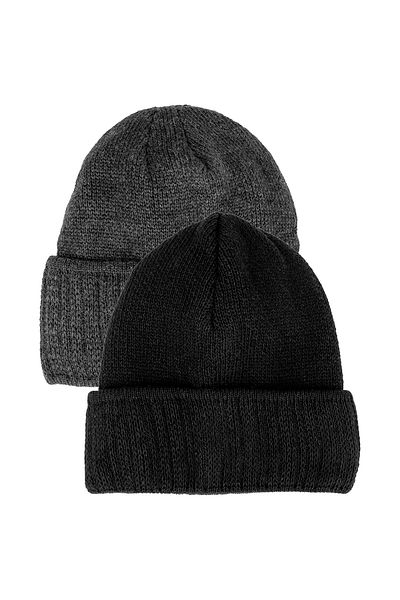 Line Smart 2-Piece Men's Winter Knitted Beanie