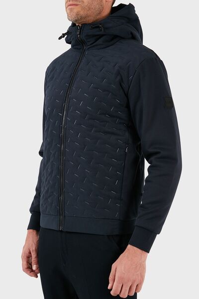 BOSS Pamuklu Regular Fit Fermuarlı Kapüşonlu Sweat Erkek Sweat 50494276 404