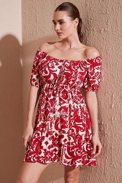 Lela Rochie mini cu model slim fit cravată în față ROCHIE5865728