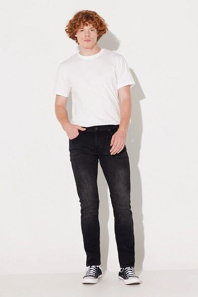 Lee Ανδρικό τζιν Luke Cotton - Slim Fit, Χαμηλή μέση, Skinny Leg Stretch Jeans L719ızhl 001