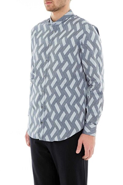 Emporio Armani Erkek Gri Gömlek