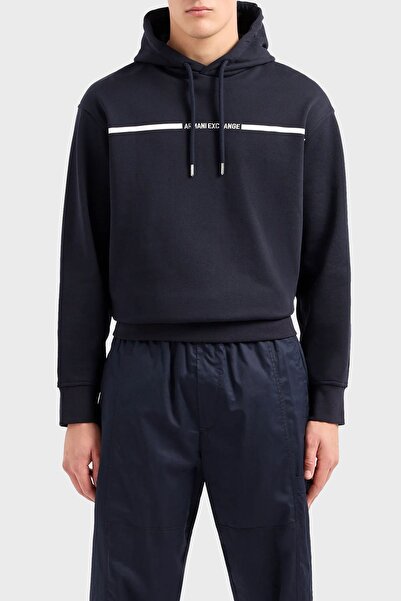 Armani Exchange Hanorac cu glugă, croială regulată , din bumbac , pentru bărb...