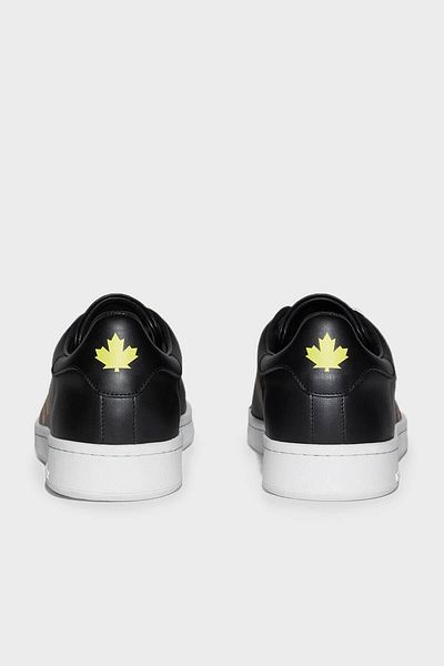DSquared2 Genuine Leather Sneaker Shoes with Logo Men's SHOES SNM017501 506232 2124