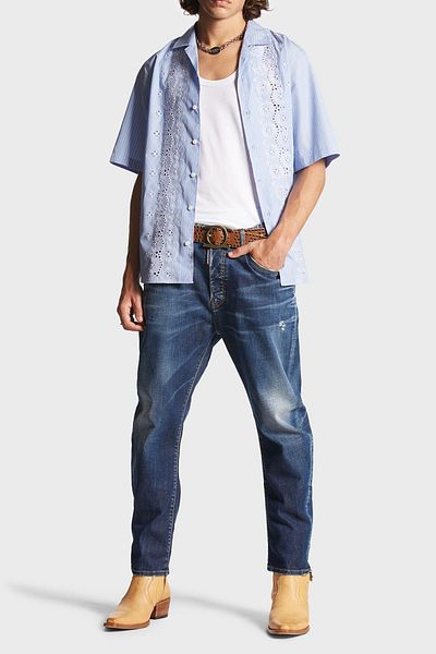DSquared2 Men'sSkinnyFit Stretch CottonJeans- S74lb1461 S30789 470
