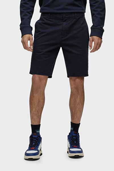 HUGO Pamuklu Normal Bel Slim Fit Chino Short Erkek Short 50471182 405