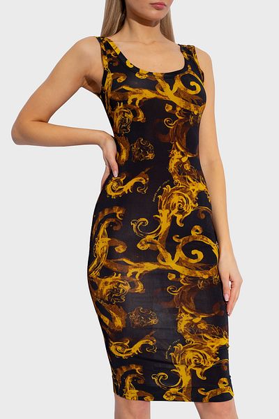 VERSACE JEANS COUTURE فستان ضيق منقوش 76HAO9B6 JS291 G89