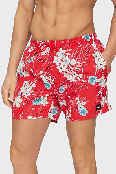 BOSS Desenli Belden Bağlamalı Cepli Mayo Short Erkek MAYO SHORT 50508844 627