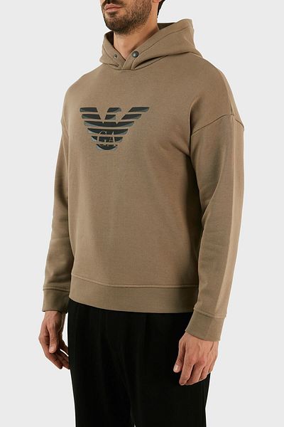 Emporio Armani 100% Cotton Regular Fit Hooded Sweat Men's Sweat 6l1ml9 1jwpz 01d8