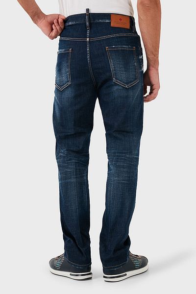 DSquared2 Men's Jeans - Stretch Cotton, Regular Fit, Regular Waist, Pipe Leg S74Lb1422 S30342 4