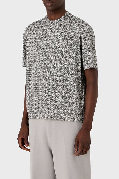Emporio Armani Ανδρικό μπλουζάκι Oversize Crew Neck Cotton - 3D1TG7 1JOZZ F618
