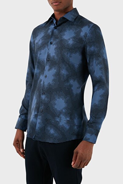 BOSS Desenli Regular Fit Gömlek Erkek GÖMLEK 50508415 479