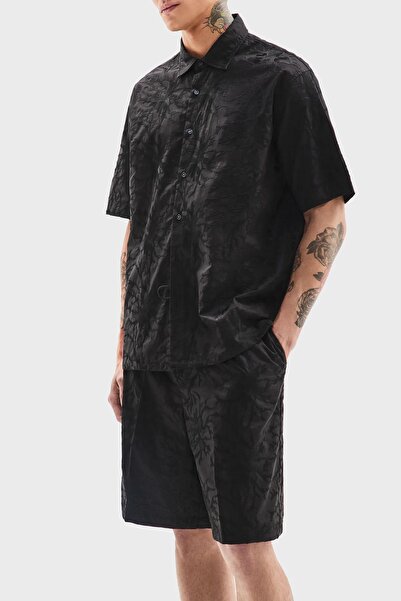 Emporio Armani Cotton Relaxed Fit Poplin Short Men's SHORT 3D1PT9 1NQMZ 0999