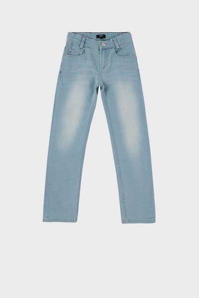 Hugo Boss Streç Pamuklu Regular Fit Çocuk Jeans 24713 Z25 PANTOLON 24713/Z25 STONE