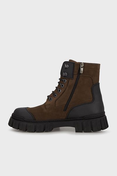 JAMES FRANCO James & Franco Zippered Nubuck Leather Boots Men's BOOTS 5409312T