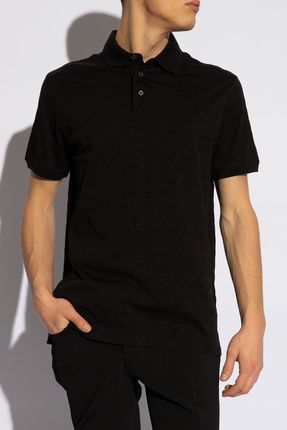 Emporio Armani Erkek Logolu Polo Yakal K sa Kollu Du meli Siyah Polo Yaka T Shirt 3D1FM8 1JORZ 0999 Fiyat Yorumlar Trendyol
