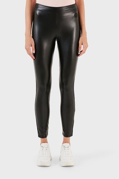 Armani Exchange Ευέλικτο Δερμάτινο Look Slim Fit Κολάν Παντελόνι ΠΑΝΤΕΛΟΝΙ 8NYPAQ YJERZ 1200