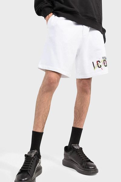 DSquared2 Elastic Waistband Cotton Regular Fit Short Men's Short S79mu0038 S25516 100