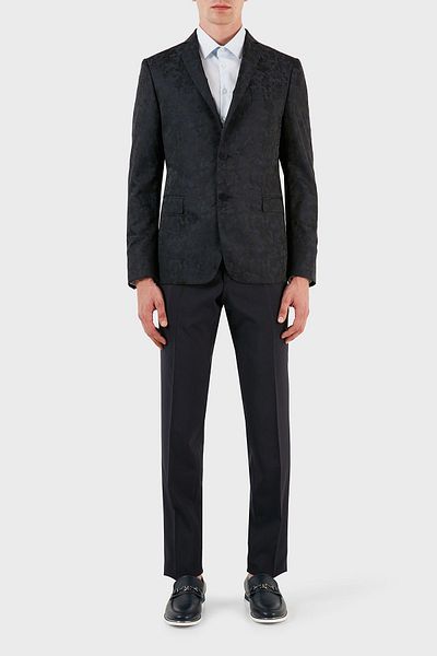 LAB Woolen Jacquard Classic Suit Men's SUIT ZOXKP29080298161TC01